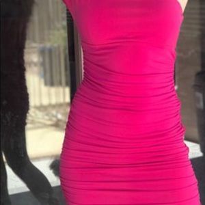 Express Dresses - 💖Express Hot Pink One Shoulder Bodycon Dress Express Dresses - 💖Express Hot Pink One Shoulder Bodycon Dress